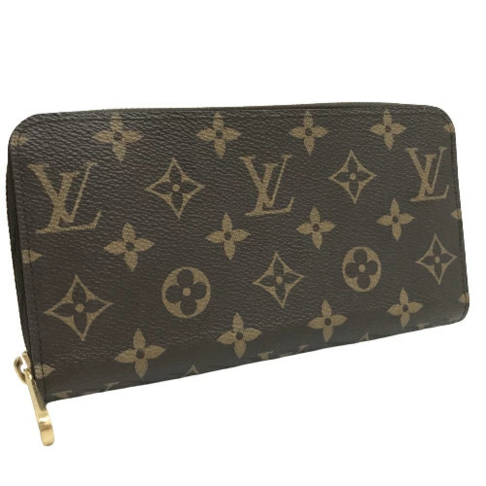 Louis Vuitton Zippy Wallet Round Zipper Brown